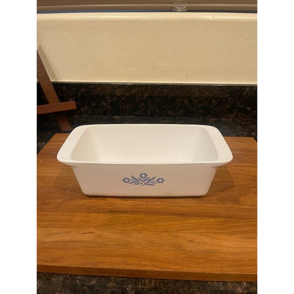 Vintage Corning Ware Blue Cornflower Loaf Pan 315 - Picture 1 of 9